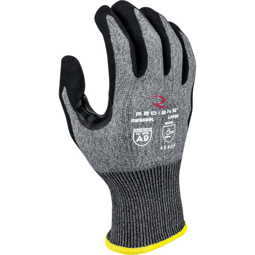 RWG589 Cut Protection Coated Gloves, Size Medium, 18 Gauge, Foam Nitrile Coated, HPPE Shell, ASTM ANSI Level A9/EN 388 Level F Equipment World