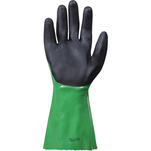 SolvStop Chemical-Resistant Gloves, Size 7, 12" L, PVC Equipment World