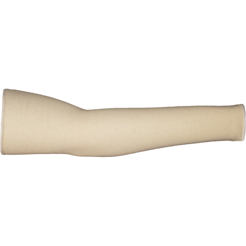 Manchette de protection pour des t&acirc;ches &agrave; faible risque PKCW KnitActiv –  emballage pour machines distributrices, 18", Coton, Beige Equipment World