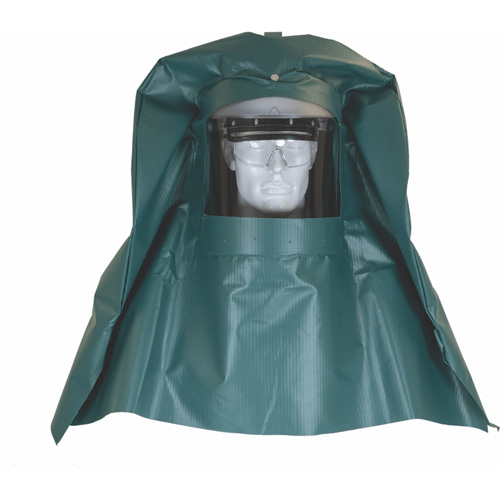 Chemical Splash Hood & Hard Cap with Chemical Resistant Face Shield Equipment World
