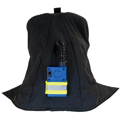 Cagoule de protection contre l'arc &eacute;lectrique TCG, Noir, 40 cal/cm², ANSI Z87.1/ASTM F1506/ASTM F1959/ASTM F2178/R&eacute;pond ou surpasse la norme CSA Z462/NFPA 70E, 4 Arc &eacute;lectrique EPI cat&eacute;gorie niveau Equipment World