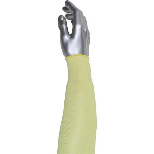 Manchette r&eacute;sistante &agrave; la coupe &agrave; pli unique Kut Gard, Aramide/ATA, 10", ASTM ANSI niveau A4, Jaune Equipment World