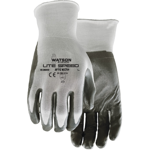 389 Stealth Lite Speed Gloves, X-Small, Nitrile Coating, Polyester Shell Equipment World
