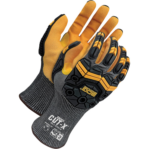 Cut-X&reg; Cut-Resistant Touchscreen Impact Gloves, 8, Foam Nitrile Palm, Elastic Cuff Equipment World