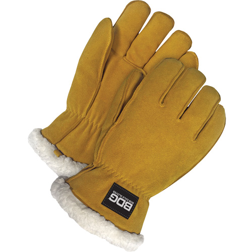 Driver's Gloves, Medium, Split Deerskin Palm, Sherpa Inner Lining Equipment World