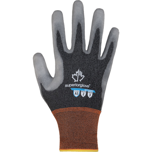 Gants de protection contre la coupe Dexterity PRO S21TAXRPU, Taille 8, Calibre 21, Rev&ecirc;tement Polyur&eacute;thane, Enveloppe en Nylon/TenActiv, ASTM ANSI niveau A5 Equipment World