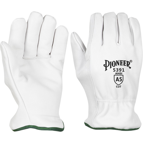 Cut-Resistant Driver's Gloves, Small, Grain Goatskin Palm Equipment World