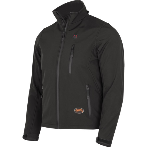 Heated Soft-Shell Jacket, Men's, Small, Black Equipment World