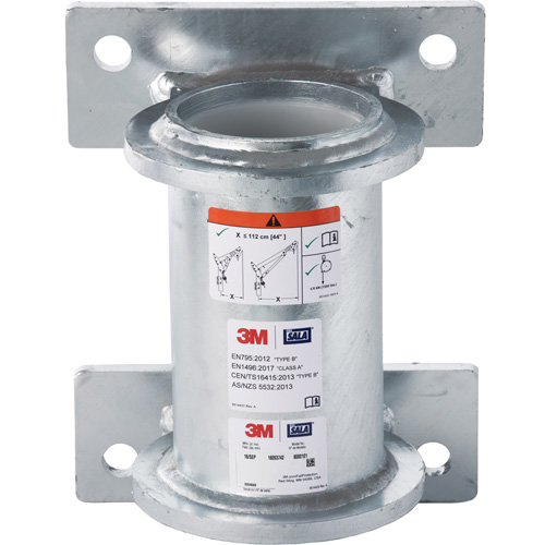 DBI-SALA&reg; Confined Space Wall Mount Base, Galvanized Equipment World
