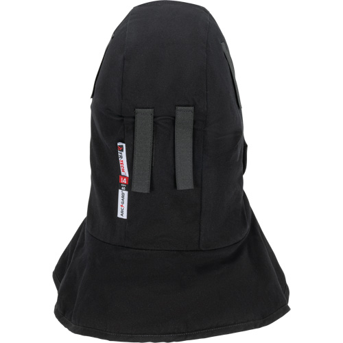 Doublure matelass&eacute;e ignifug&eacute;e Pioneer 765A pour casque de s&eacute;curit&eacute; avec un long cou et embout buccal amovible, Noir/Gris, Coton/FR-Tech/Modacrylique/Nylon Equipment World