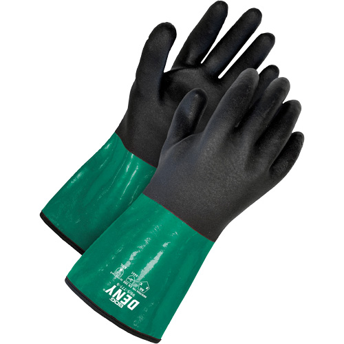 Gants r.sistant aux produits chimiques avec doublure r&eacute;sistante &agrave; la coupe, Taille 6/T-petit, 12" lo, PVC Equipment World