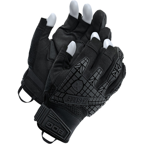 X-Site&reg; Impact Trigger Finger Gloves, Suede Palm, Size Medium Equipment World