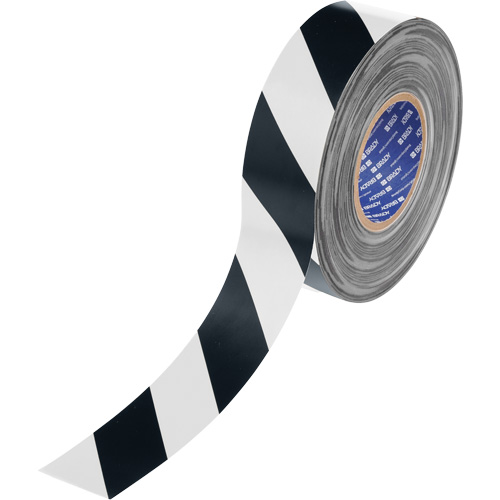ToughStripe&reg; Max Floor Marking Tape, 2" x 100', Polyester, Black and White Equipment World