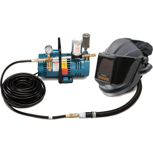 1-Worker MAXSHIELD&reg; Supplied Air Shield & Flip-Front Welding System Equipment World