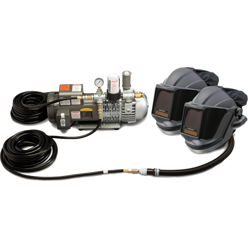 2-Worker MAXSHIELD&reg; Supplied Air Shield & Flip-Front Welding System Equipment World