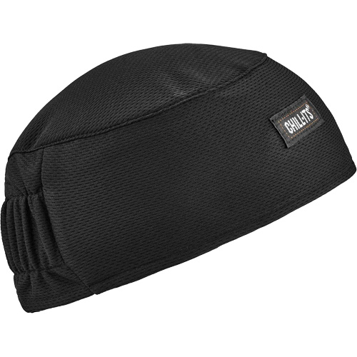 Chill-Its 6630 High-Performance Skull Cap with Terry Cloth Sweatband, Black Equipment World