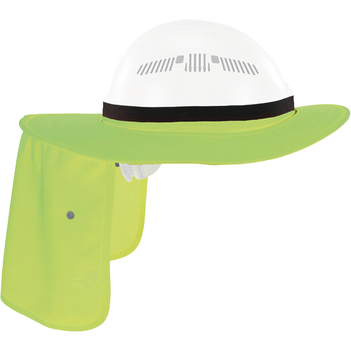 Chill-Its 6661 Universal Hard Hat Brim with Neck Shade, Hi-Vis Lime Equipment World