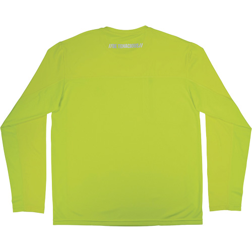 Chill-Its 6689 Cooling Long Sleeve Sun Shirt with UV Protection, High-Visibility Lime-Yellow, Small Equipment World