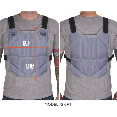 Veste de refroidissement de changement de phase Chill-Its6210, Taille unique, Bleu Equipment World