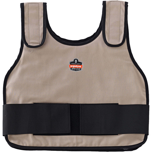 Chill-Its 6230 Standard Phase Change Cooling Vest with Rechargeable Packs, Small/Medium, Khaki Equipment World