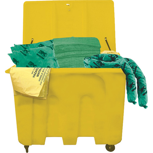 SPC&reg; HazWik&reg; Chemical Truck Spill Kits, Hazmat, Bin, 160 US gal. Absorbancy Equipment World