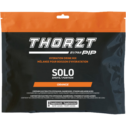 THORZT Sugar-Free Solo Shot Hydration Drink Mix, Single Serve, Orange Equipment World