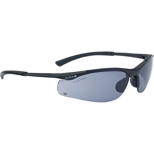 Contour BSSI Safety Glasses, Brown/Smoke Lens, Anti-Fog/Anti-Scratch, ANSI Z87+ Equipment World
