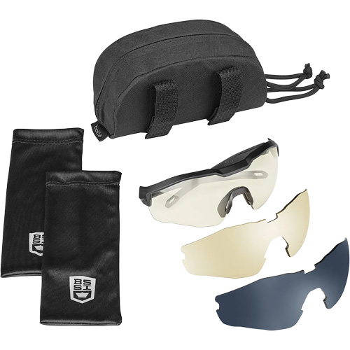 MY6 Safety Glasse Eyeshield Kit, Clear/Copper/Smoke Lens, Anti-Fog/Anti-Scratch, ANSI Z87+ Equipment World