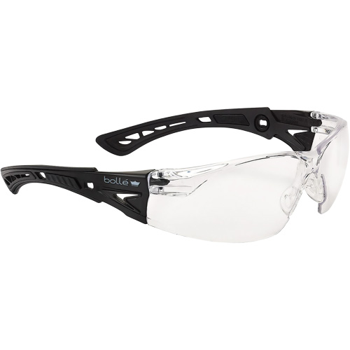 Rush+ Small BSSI Safety Glasses, Clear Lens, Anti-Fog/Anti-Scratch, ANSI Z87+ Equipment World