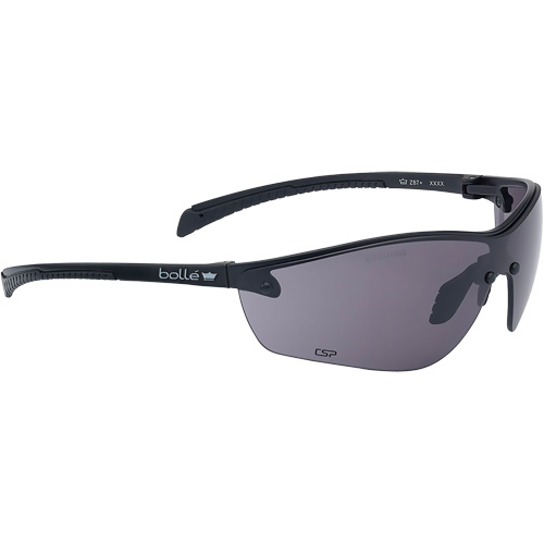 Silium+ BSSI Safety Glasses, Smoke/Grey Lens, Anti-Fog/Anti-Scratch, ANSI Z87+ Equipment World