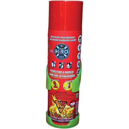 Hero 911 PFAS-Free Fire Extinguisher, ACK, 500 ml Capacity Equipment World