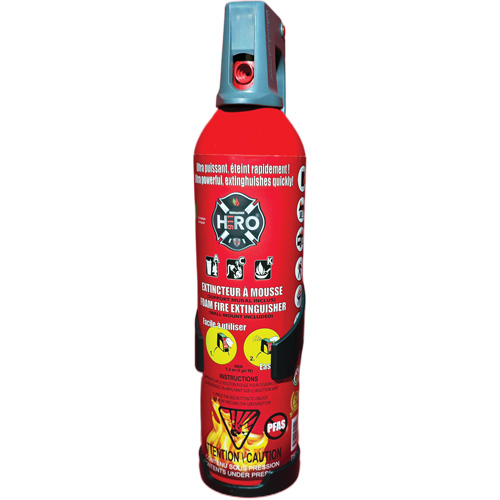 Hero 911 PFAS-Free Fire Extinguisher, ACK, 750 ml Capacity Equipment World