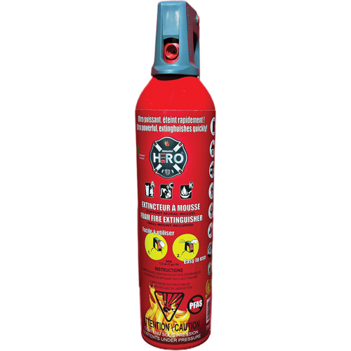 Hero 911 PFAS-Free Fire Extinguisher, ACK, 750 ml Capacity Equipment World