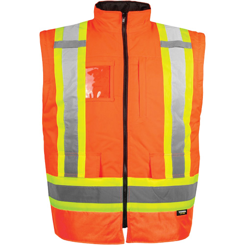 Manteau haute visibilit&eacute; 7-en-1, Polyester, Orange haute visibilit&eacute;, 2T-Grand Equipment World