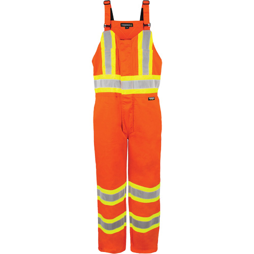 High-Visibility Unlined Overalls, Small, High Visibility Orange Equipment World