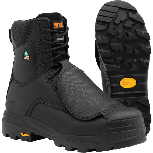 Vulcan Work Boots with External Metguard, Leather, Size 5, Impermeable Equipment World