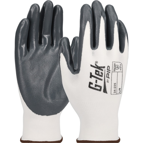 G-Tek&reg; Economy Seamless Knit Glove, X-Small, Nitrile Coating, 13 Gauge, Nylon Shell Equipment World