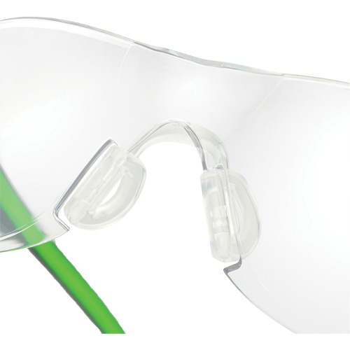 Adapt Lite Grey/Green Safety Glasses, Clear Lens, Anti-Fog/Anti-Scratch, ANSI Z87+/Meets/Exceeds CSA Z94.3 Equipment World