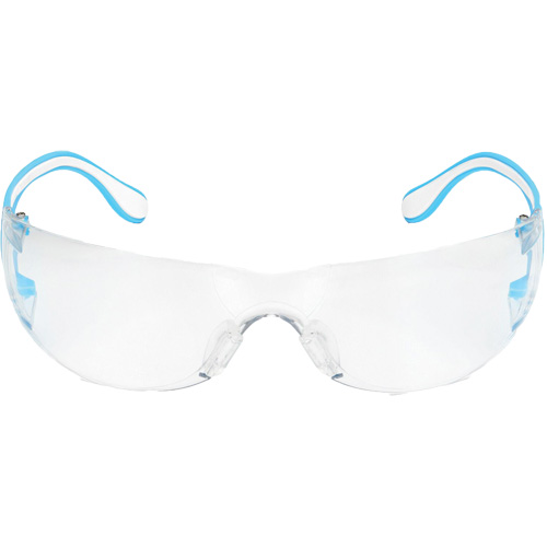 Adapt Lite Blue/White Safety Glasses, Clear Lens, Anti-Fog/Anti-Scratch, ANSI Z87+/Meets/Exceeds CSA Z94.3 Equipment World