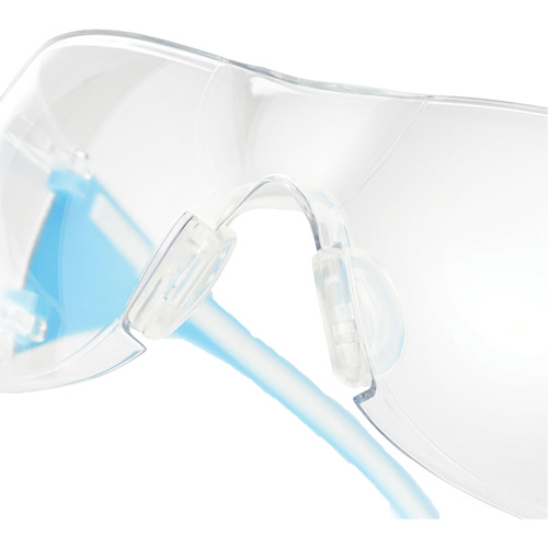 Adapt Lite Blue/White Safety Glasses, Clear Lens, Anti-Fog/Anti-Scratch, ANSI Z87+/Meets/Exceeds CSA Z94.3 Equipment World