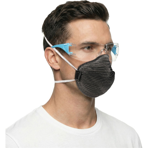 Adapt Lite Blue/White Safety Glasses, Clear Lens, Anti-Fog/Anti-Scratch, ANSI Z87+/Meets/Exceeds CSA Z94.3 Equipment World