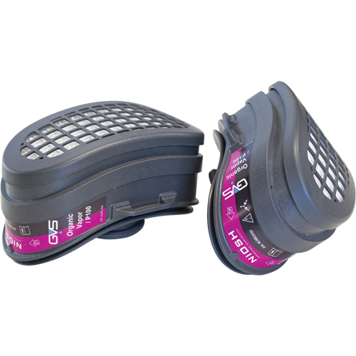 Filtres de rechange pour masques &agrave; profil bas Elipse OV-P100, Combinaison cartouche et filtre contre les particules pour gaz/vapeurs, Filtre P100 Equipment World
