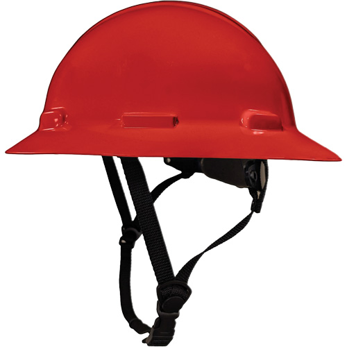 LIDGUARD&reg; Full Brim Hardhat with Chinstrap, Meets CSA Type 1, Ratchet Suspension, Vented Equipment World