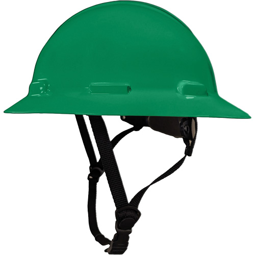LIDGUARD&reg; Full Brim Hardhat with Chinstrap, Meets CSA Type 1, Ratchet Suspension, Vented Equipment World