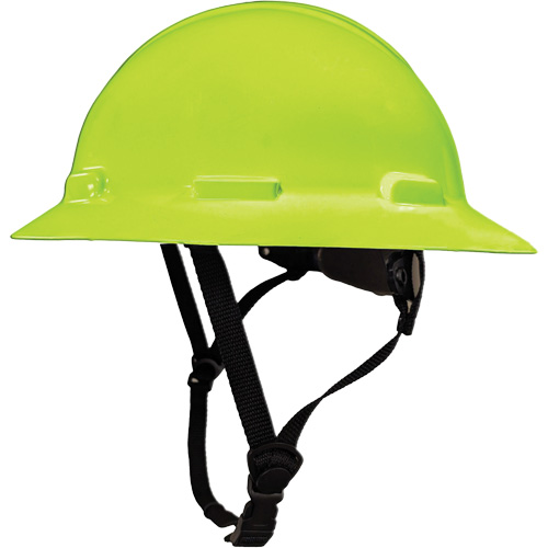Casque de s&eacute;curit&eacute; &agrave; bordure compl&egrave;te LIDGUARD avec mentonni&egrave;re, R&eacute;pond aux normes CSA type 2, Suspension Rochet, Ventil&eacute; Equipment World
