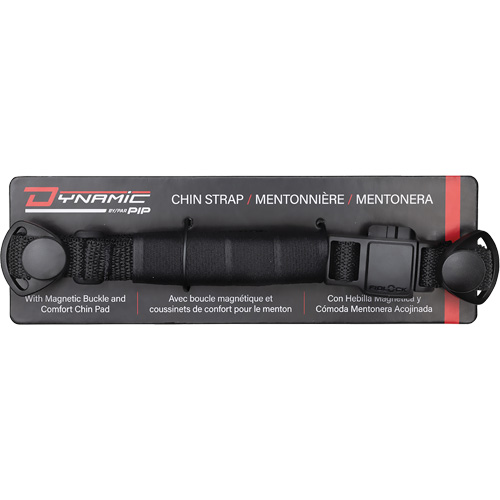 Dyna-Clic 4-Point Chin Strap with Magnetic Clip and Chin Pad Equipment World