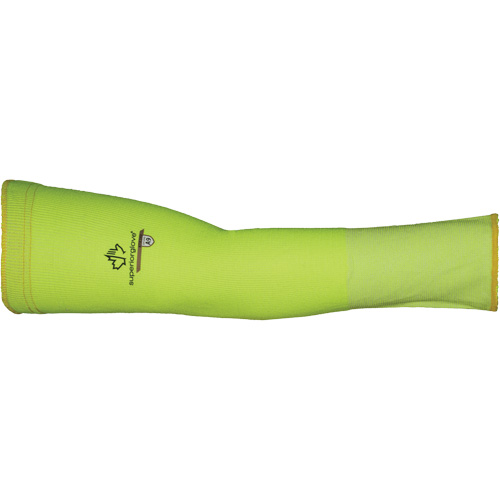 Max KTX1HV Cut-Resistant Sleeve, Large, TenActiv, 18", ASTM ANSI Level A9, High Visibility Yellow Equipment World