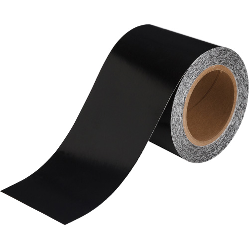 Pipe Marker Tape, 90', Black Equipment World