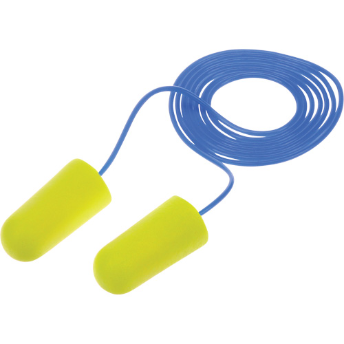 E-A-Rsoft Yellow Neon Earplugs, Bulk - Polybag, Large, Corded Equipment World