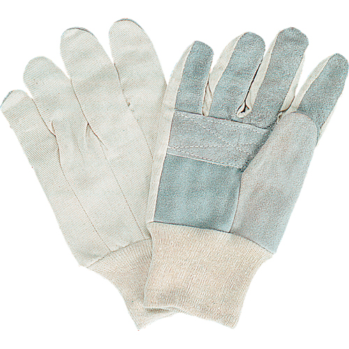 Standard-Duty Work Gloves, Large, Split Cowhide Palm Equipment World